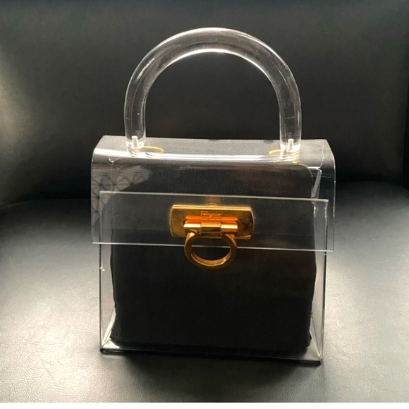 Rare Salvatore Ferragamo flexy glass bag - Picture 3 of 5